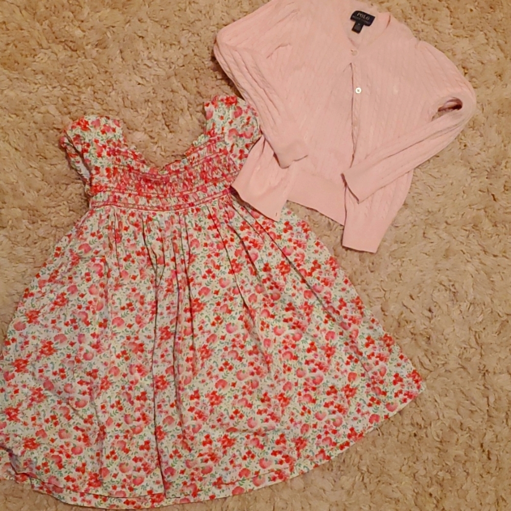 POLO Ralph Lauren dress and sweater set